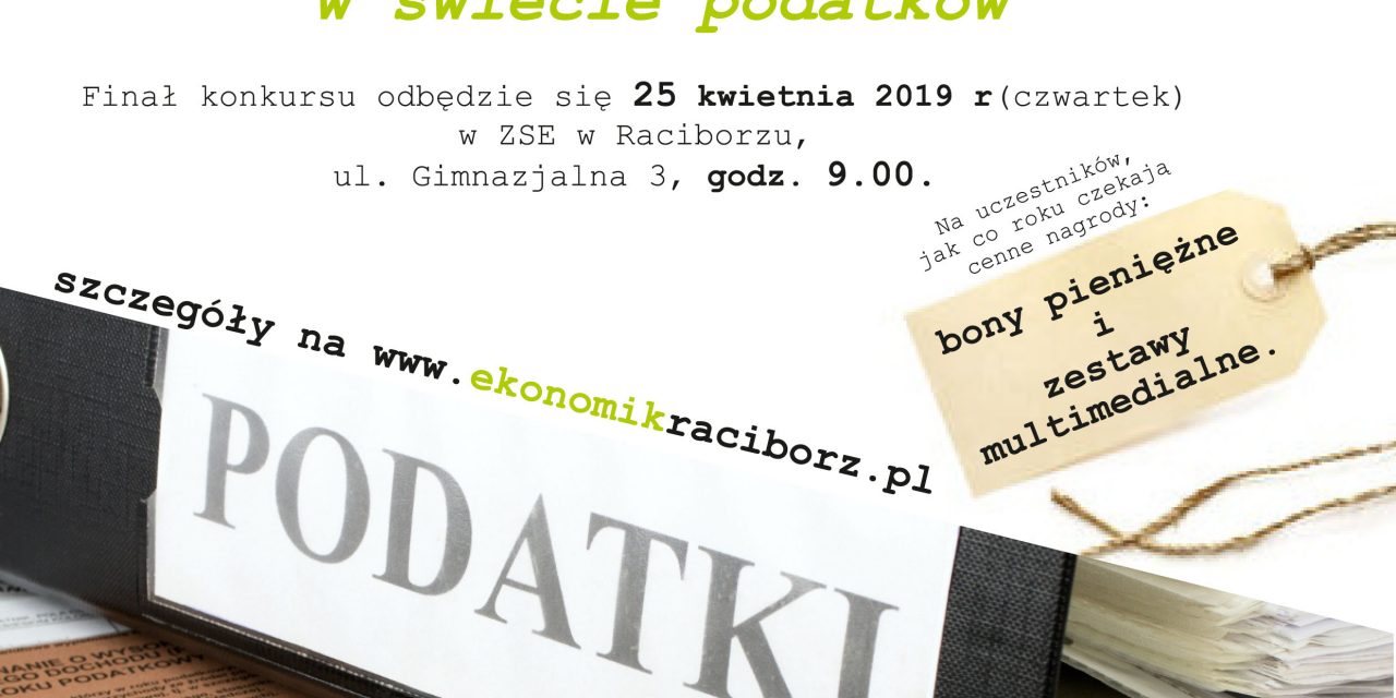 IX Powiatowy Konkurs Wiedzy Ekonomicznej odwołany