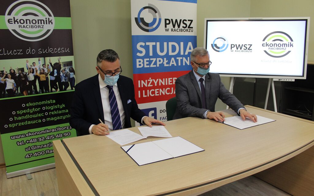 Podpisanie umowy o współpracy z Państwową Wyższą Szkołą Zawodową w Raciborzu