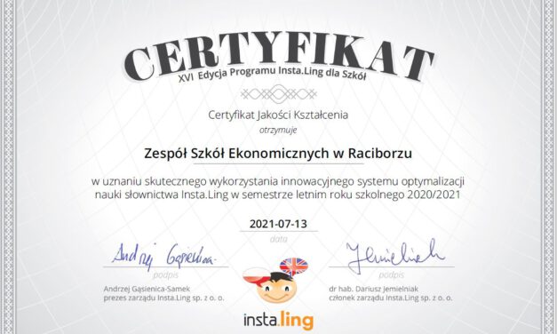 Angielski z InstaLing w Ekonomiku