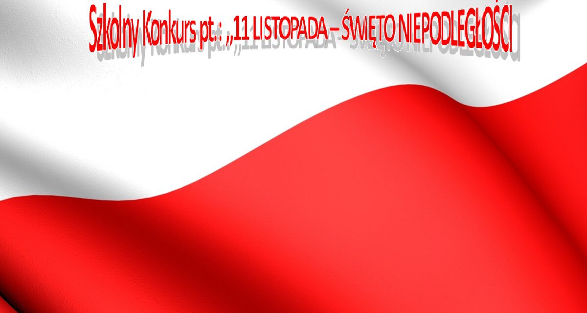 Szkolny konkurs plastyczny