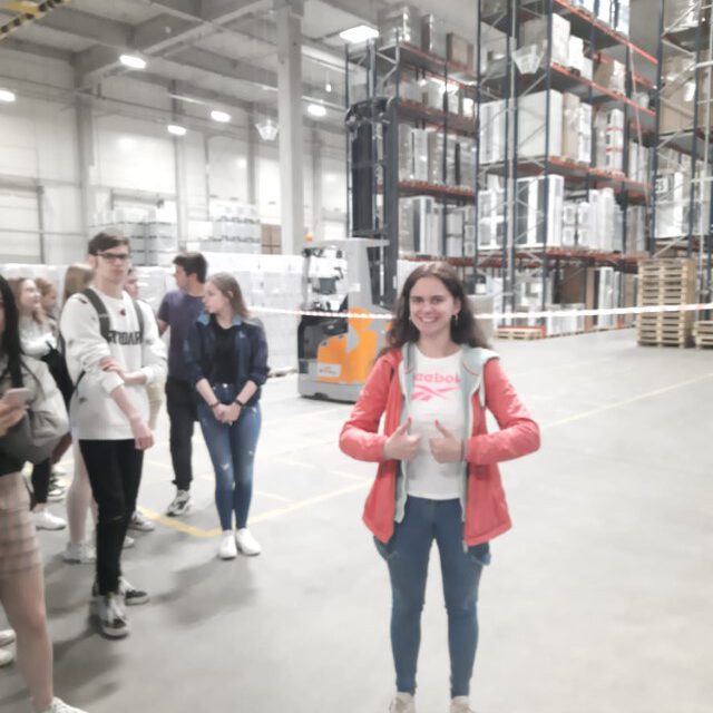 Wizyta w przedsiębiorstwie logistycznym