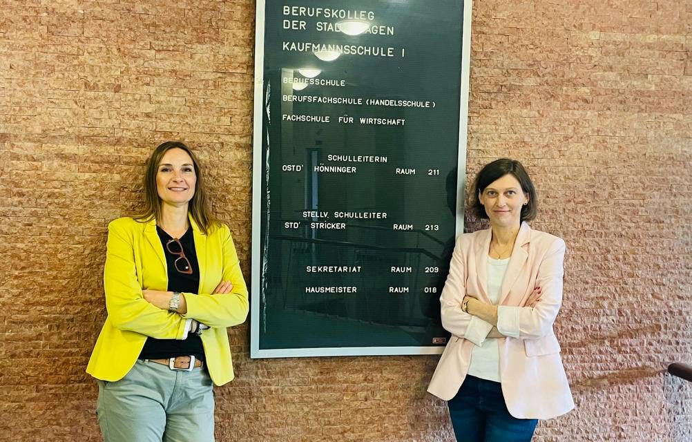 Nauczyciele Ekonomika z wizytą w niemieckiej szkole Kaufmannsschule 1 w Hagen